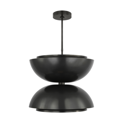 Visual Comfort Modern Collection Visual Comfort Modern Collection Shanti Dark Bronze LED Pendant Light SLPD13327BZ