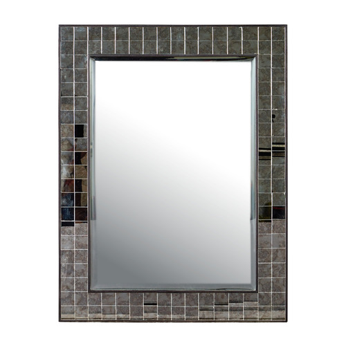 Currey and Company Lighting Mosaico Rectangle 33.25-Inch Decorative Mirror 1000-0166