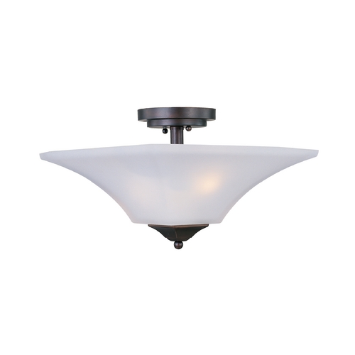 Maxim Lighting Aurora Oil Rubbed Bronze Semi-Flush Mount by Maxim Lighting 20091FTOI