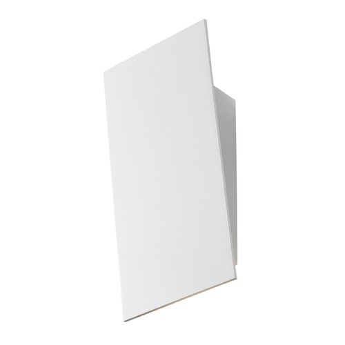 Sonneman Lighting Angled Plane Textured White LED Sconce by Sonneman Lighting 2365.98