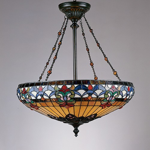 Quoizel Lighting Belle Fleur Pendant in Vintage Bronze by Quoizel Lighting TF1781VB