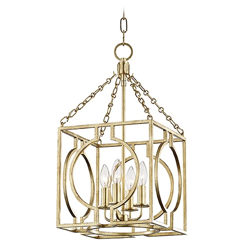 Hudson Valley Lighting Octavio Gold Leaf Pendant by Hudson Valley Lighting 9214-GL