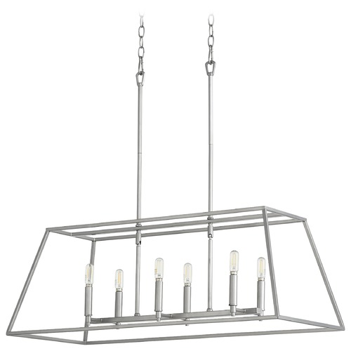 Quorum Lighting Gabriel Classic Nickel Pendant by Quorum Lighting 654-6-64