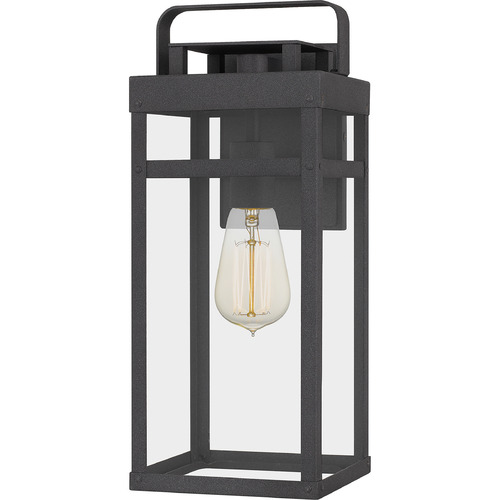 Quoizel Lighting Keaton Outdoor Wall Light in Mottled Black by Quoizel Lighting KTN8407MB