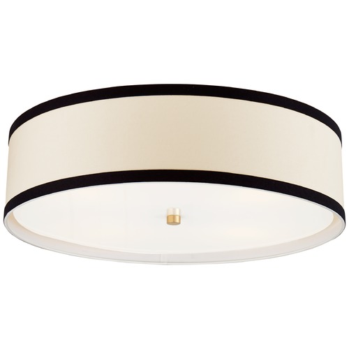 Visual Comfort Signature Collection Kate Spade New York Walker Flush Mount in Gild by Visual Comfort Signature KS4072GLBL