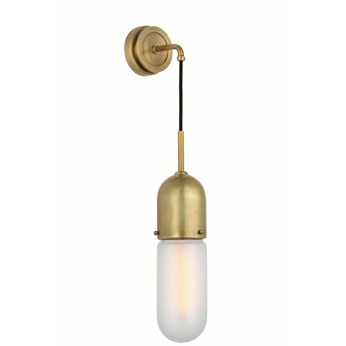 Thomas OBrien Junio Sconce in Antique Brass by VC Signature