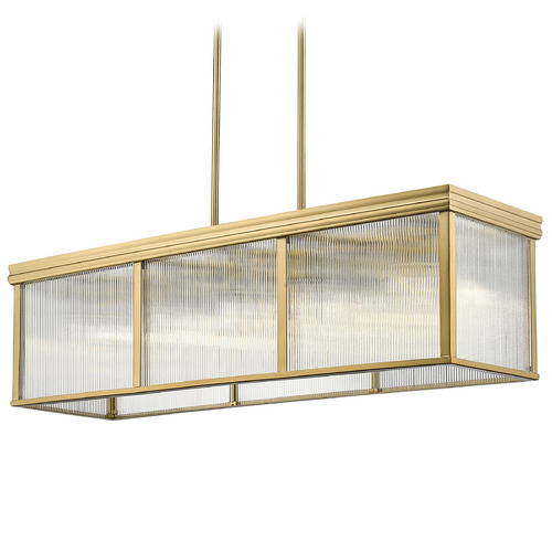 Z-Lite Carnaby Modern Gold Island Light