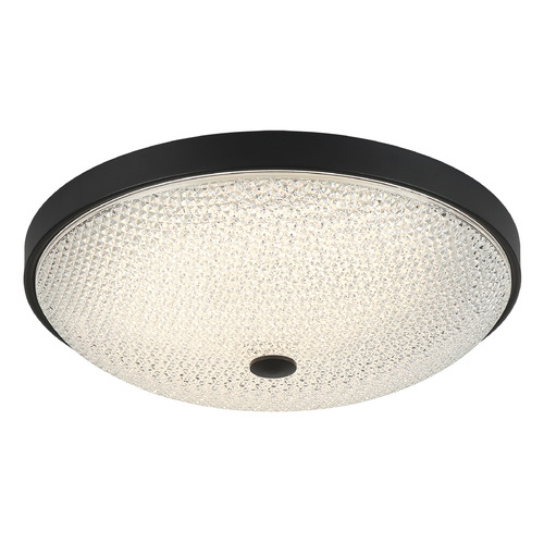 Matteo Lighting Bella Matte Black LED Flushmount Light