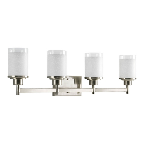 Alexa Bathroom Light in Brushed Nickel by Progress Lighting