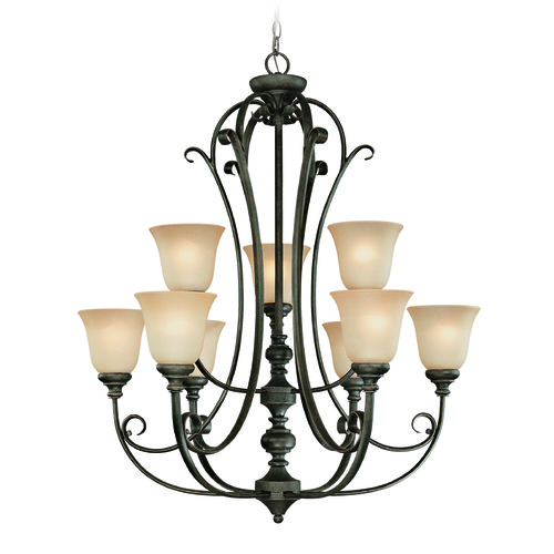 Craftmade Lighting Barrett Place 32.50-Inch Mocha Bronze Chandelier by Craftmade Lighting 24229-MB