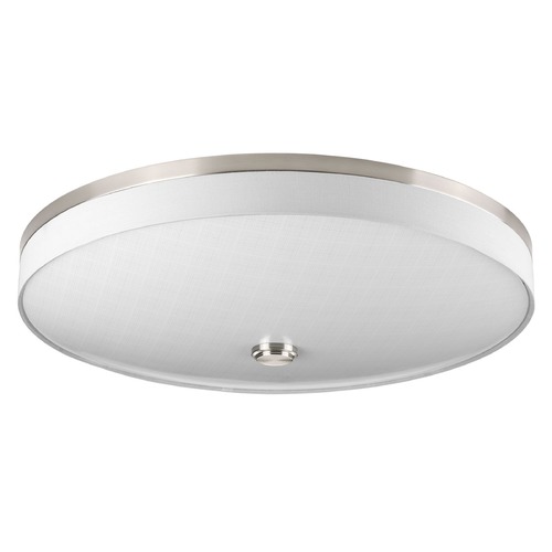 Weaver LED Brushed Nickel Flush Mount by Progress Lighting