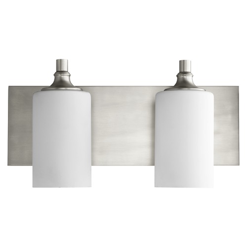 Quorum Lighting Celeste Satin Nickel Bathroom Light by Quorum Lighting 5009-2-65