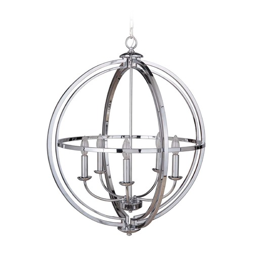 Berkeley 25.50-Inch Chrome Pendant by Craftmade Lighting