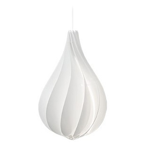 UMAGE UMAGE White Mini-Pendant Light with Abstract Shade 2102_4007