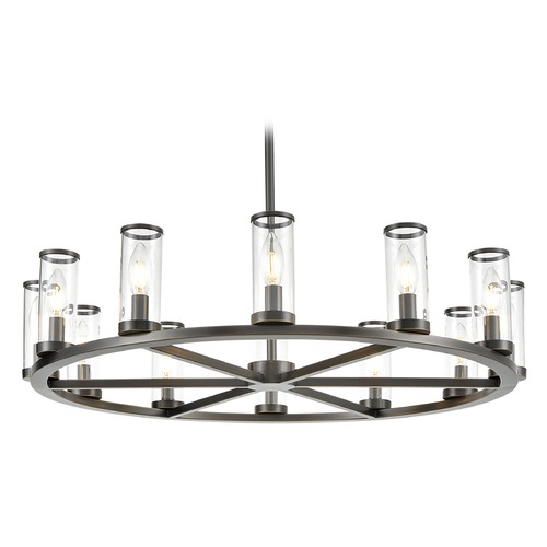 Alora Lighting Revolve 32.75-Inch Chandelier in Urban Bronze by Alora Lighting CH309012UBCG