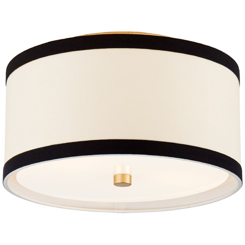 Kate Spade New York Walker Small Flush Mount in Gild by Visual Comfort Signature