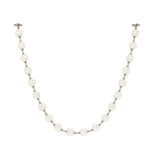 Marni 143-Inch Pendant in Polished Nickel by Alora Lighting