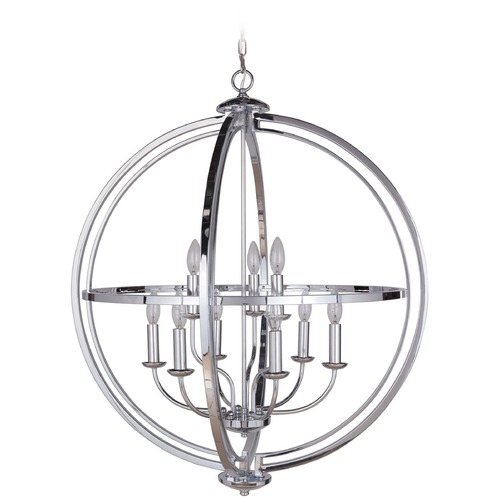 Berkeley 30-Inch Chrome Pendant by Craftmade Lighting