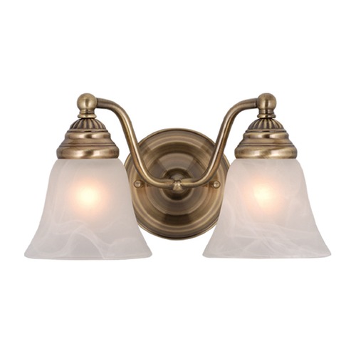 Vaxcel Lighting Standford Antique Brass Bathroom Light by Vaxcel Lighting VL35122A