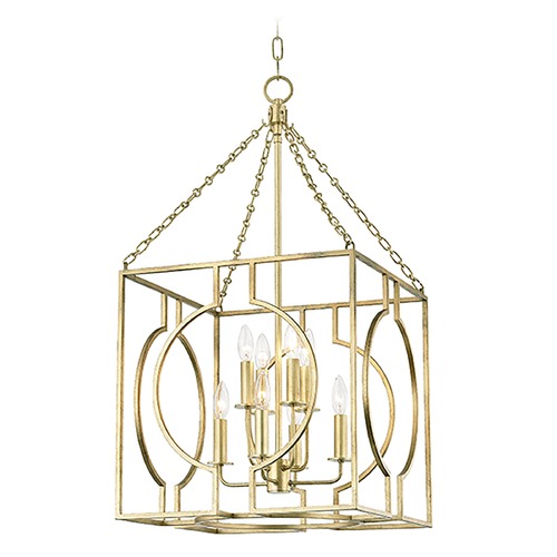 Hudson Valley Lighting Octavio Gold Leaf Pendant by Hudson Valley Lighting 9218-GL