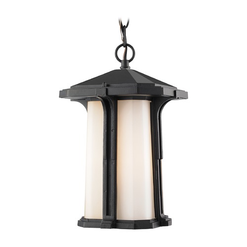 Z-Lite Harbor Lane Black Outdoor Hanging Light by Z-Lite 542CHB-BK