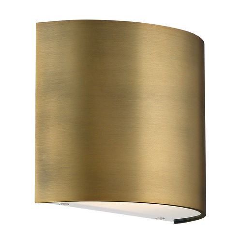 WAC Lighting Pocket Aged Brass LED Sconce by WAC Lighting WS-30907-AB