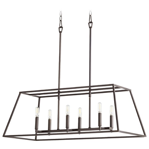 Gabriel Oiled Bronze Pendant by Quorum Lighting