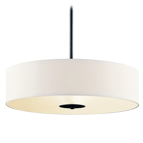 Kichler Lighting 20-Inch Convertible Pendant in Black by Kichler Lighting 42121BK