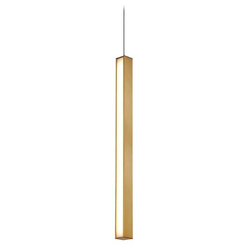 Modern Forms by WAC Lighting Chaos Aged Brass LED Mini Pendant by Modern Forms PD-64826-AB