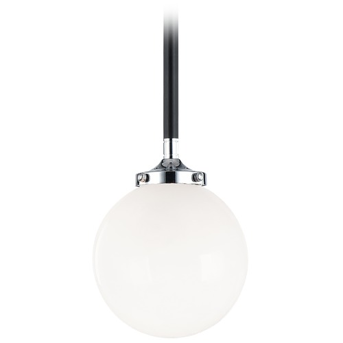 Particles Black & Chrome Mini Pendant by Matteo Lighting