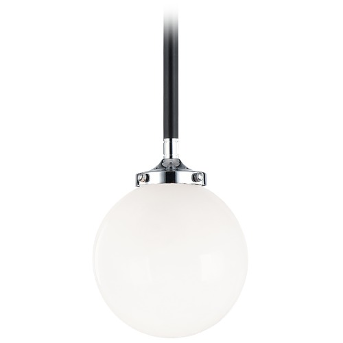 Matteo Lighting Particles Black & Chrome Mini Pendant by Matteo Lighting C58201CHOP