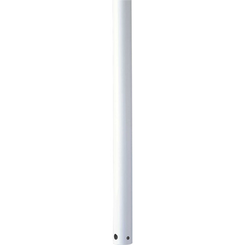 Progress Lighting Fan Downrod White Fan Downrod