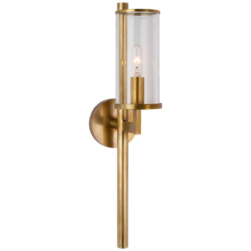 Visual Comfort Signature Collection Kelly Wearstler Liaison Single Sconce in Brass by Visual Comfort Signature KW2200ABCG