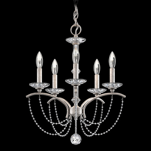 Schonbek Worldwide Lighting Priscilla Antique Silver Chandelier