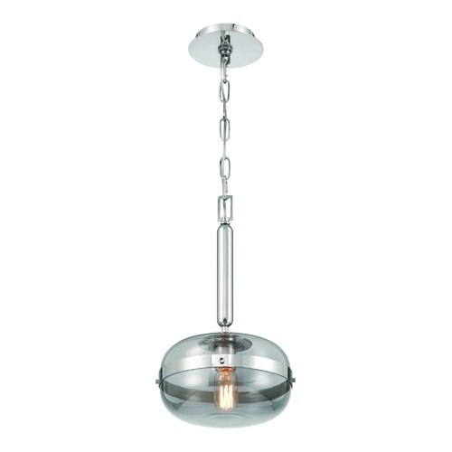 Eurofase Lighting Nottingham 10-Inch Pendant in Polished Nickel by Eurofase Lighting 37196-024