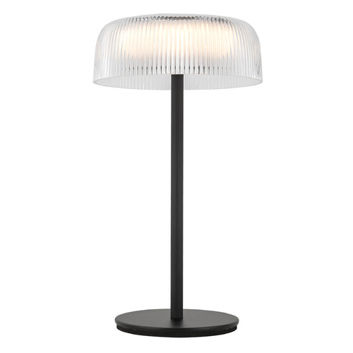 Kuzco Lighting Brilla Black LED Table Lamp with Bowl / Dome Shade