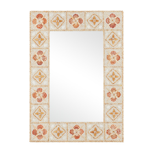 Currey and Company Lighting Junonia Rectangle 30-Inch Decorative Mirror 1000-0169