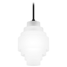 Quoizel Lighting Quoizel Piccolo Pendant Matte Black Pendant Light with Cylindrical Shade