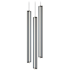 Afx Lighting Cass Black LED Multi-Light Pendant