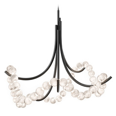 Modern Forms Parel Antique Nickel LED Semi-Flushmount Light