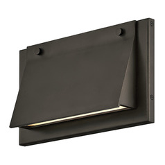 Hinkley Fold Black Oxide LED Outdoor Wall Light