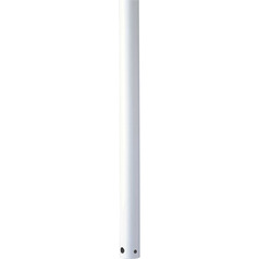 Progress Lighting Fan Downrod White Fan Downrod