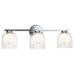 Matteo Lighting Derbishone Chrome LED Bathroom Light