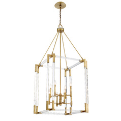 Prima Vista 8-Light Pendant in Brass by Metropolitan