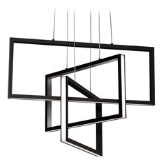 Afx Lighting Cole Black LED Multi-Light Pendant