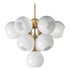Maxim Lighting Neve Natural Aged Brass Chandelier