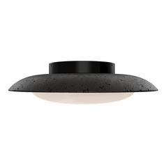 Modern Forms Saturno Basalt Stone / Black LED Flushmount Light