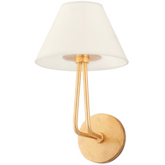 Troy Lighting Ozias Vintage Gold Leaf Sconce