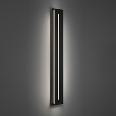 Modern Forms Midnight Black LED Outdoor Wall Light