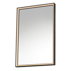 Bevel Rectangle 24-Inch Illuminated Mirror